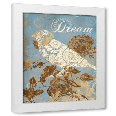 DREAM SILHOUETTE White Modern Wood Framed Art Print by Ballantyne, Piper