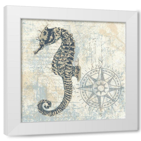 SEA FRIENDS I White Modern Wood Framed Art Print by Ballantyne, Piper