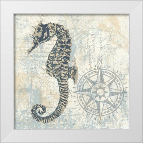 SEA FRIENDS I White Modern Wood Framed Art Print by Ballantyne, Piper