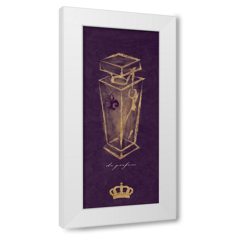 PURPLE DU PARFUM I White Modern Wood Framed Art Print by Ballantyne, Piper
