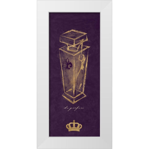 PURPLE DU PARFUM I White Modern Wood Framed Art Print by Ballantyne, Piper