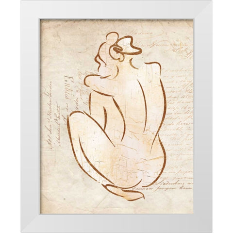 ROMANTIC WOMEN III White Modern Wood Framed Art Print by Ballantyne, Piper