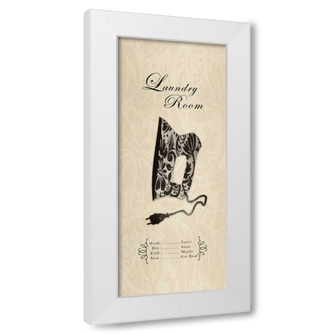 61 ROOM White Modern Wood Framed Art Print by Ballantyne, Piper