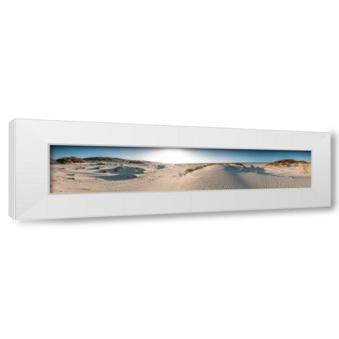Dead sea, Israel White Modern Wood Framed Art Print by Frank, Assaf