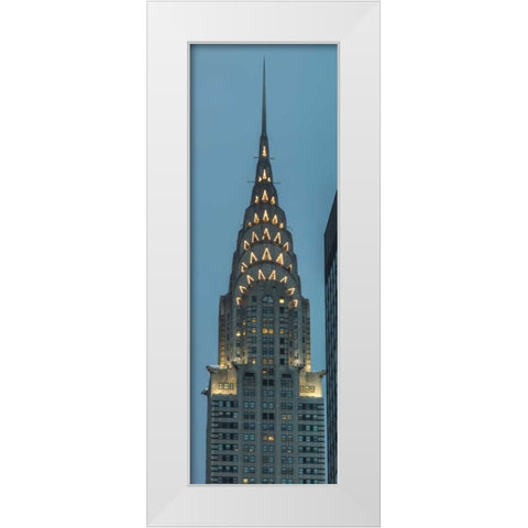 Chrysler Building in New York city White Modern Wood Framed Art Print by Frank, Assaf