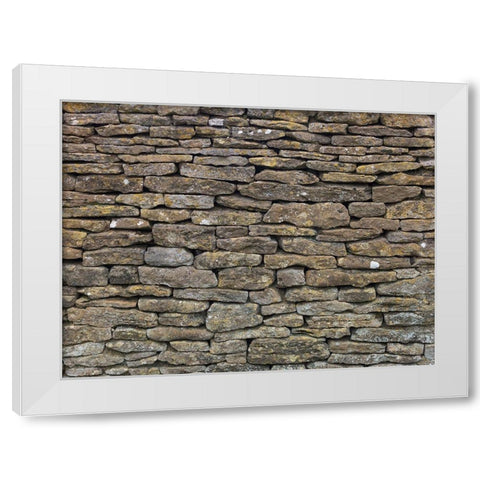 Stone wall background White Modern Wood Framed Art Print by Frank, Assaf