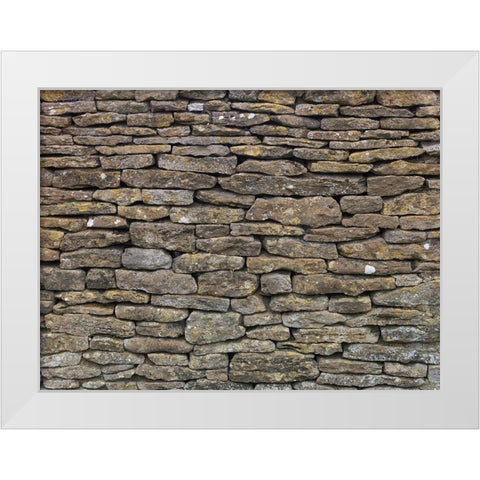Stone wall background White Modern Wood Framed Art Print by Frank, Assaf