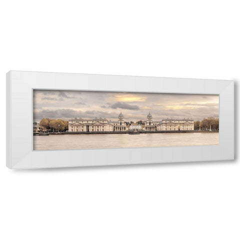 Royal Naval College-Greenwich White Modern Wood Framed Art Print by Frank, Assaf