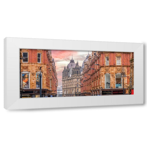 Leeds dome architecture White Modern Wood Framed Art Print by Frank, Assaf