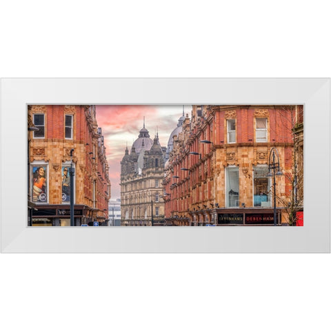 Leeds dome architecture White Modern Wood Framed Art Print by Frank, Assaf