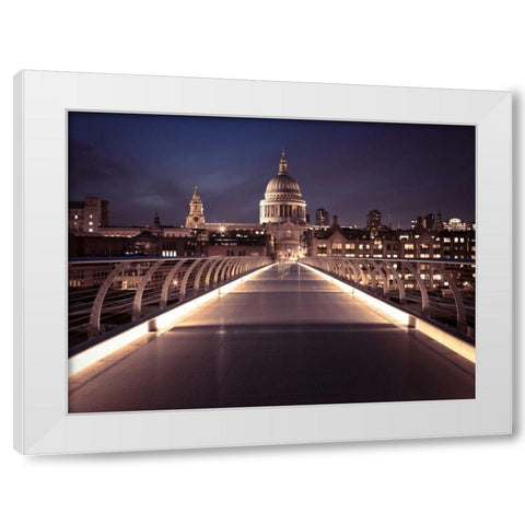 AF20110704 London 153C07 White Modern Wood Framed Art Print by Frank, Assaf