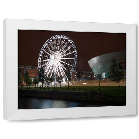 AF20120930 Liverpool 240 White Modern Wood Framed Art Print by Frank, Assaf