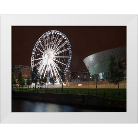 AF20120930 Liverpool 240 White Modern Wood Framed Art Print by Frank, Assaf