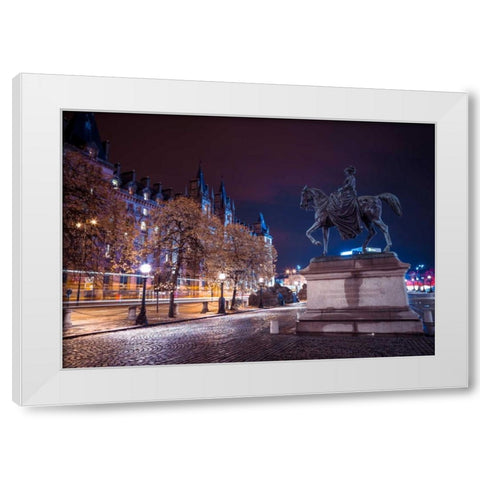 AF20120930 Liverpool 288C03 White Modern Wood Framed Art Print by Frank, Assaf