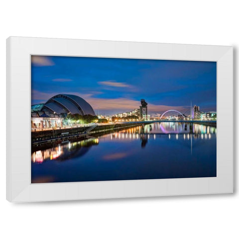 AF20121004 Glasgow 228X4 White Modern Wood Framed Art Print by Frank, Assaf