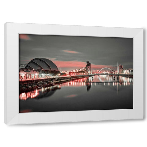 AF20121004 Glasgow 228X4C01 White Modern Wood Framed Art Print by Frank, Assaf