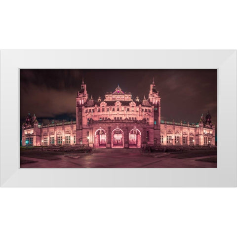 AF20121004 Glasgow 248PC08 White Modern Wood Framed Art Print by Frank, Assaf