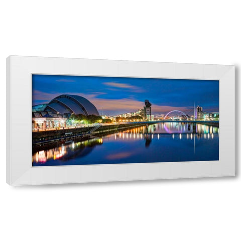 AF20121004 Glasgow 228X4C07 White Modern Wood Framed Art Print by Frank, Assaf