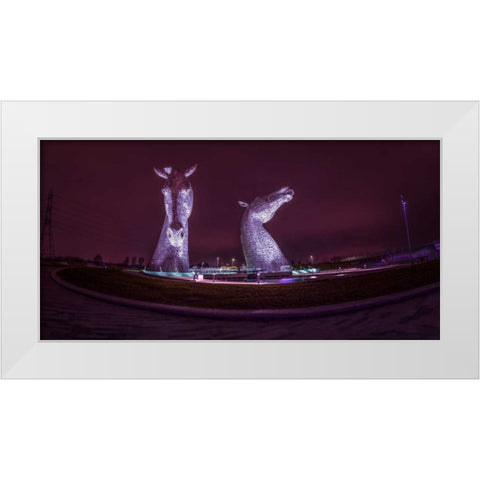 AF20150306 The Kelpies 1347PC02 White Modern Wood Framed Art Print by Frank, Assaf