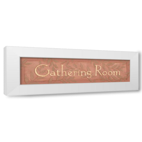 Gathering Room White Modern Wood Framed Art Print by Marrott, Stephanie