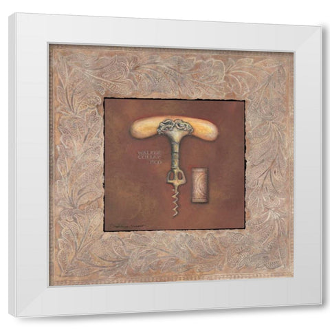 Walker Collar 1900 White Modern Wood Framed Art Print by Marrott, Stephanie