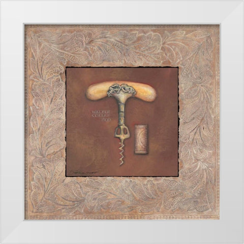 Walker Collar 1900 White Modern Wood Framed Art Print by Marrott, Stephanie