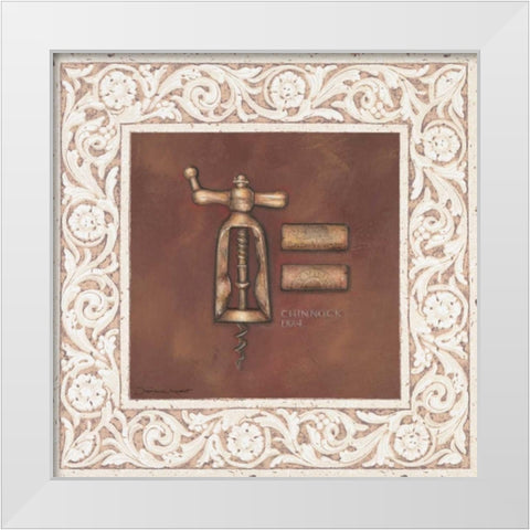 Chinnovk 1884 White Modern Wood Framed Art Print by Marrott, Stephanie