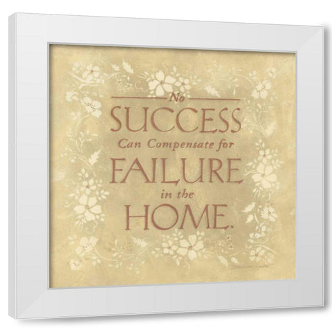 No Success White Modern Wood Framed Art Print by Marrott, Stephanie