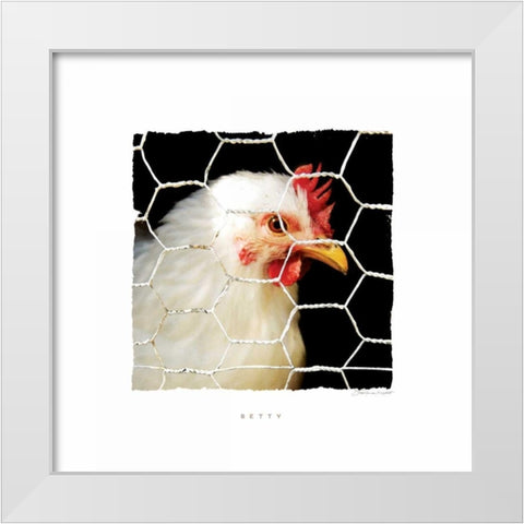 Betty White Modern Wood Framed Art Print by Marrott, Stephanie