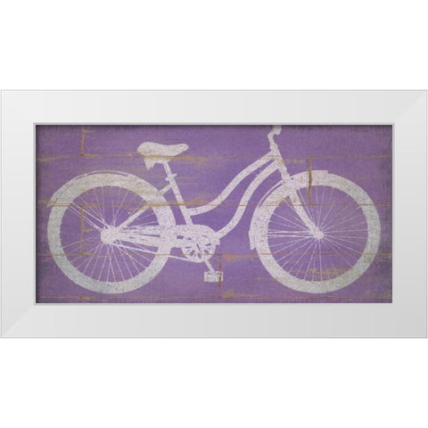Beach Cruisin White Modern Wood Framed Art Print by Marrott, Stephanie