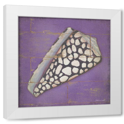 Speckled Shell White Modern Wood Framed Art Print by Marrott, Stephanie