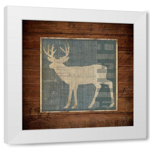 The Wild Life White Modern Wood Framed Art Print by Marrott, Stephanie