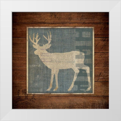 The Wild Life White Modern Wood Framed Art Print by Marrott, Stephanie