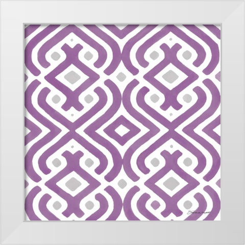 Orchid Texture White Modern Wood Framed Art Print by Marrott, Stephanie