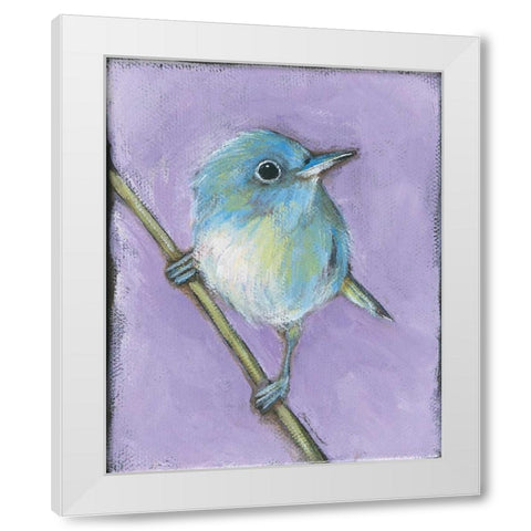 Feeling Fancy White Modern Wood Framed Art Print by Marrott, Stephanie