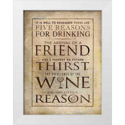 Well to Remember White Modern Wood Framed Art Print by Marrott, Stephanie