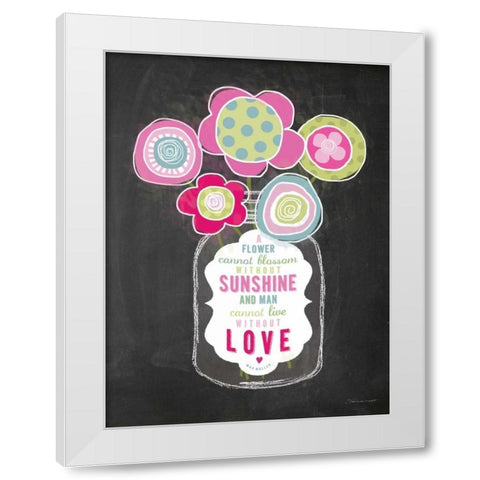 Without Love White Modern Wood Framed Art Print by Marrott, Stephanie