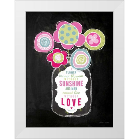 Without Love White Modern Wood Framed Art Print by Marrott, Stephanie