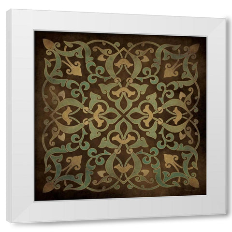 Tile Design I White Modern Wood Framed Art Print by Marrott, Stephanie