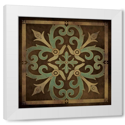 Tile Design IV White Modern Wood Framed Art Print by Marrott, Stephanie