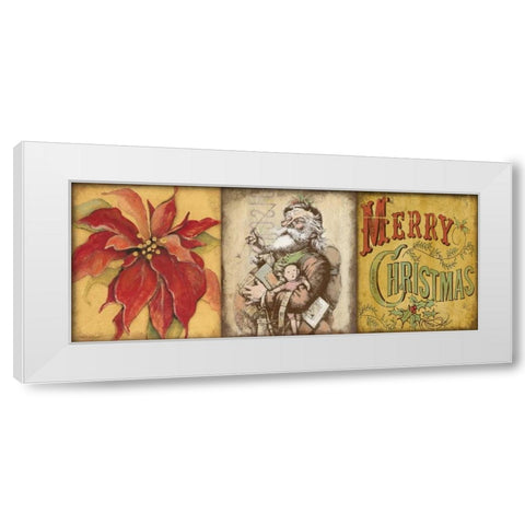 Holiday 3 Patch I White Modern Wood Framed Art Print by Marrott, Stephanie
