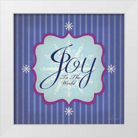 Joy White Modern Wood Framed Art Print by Marrott, Stephanie