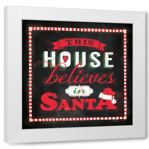 This House Chalk White Modern Wood Framed Art Print by Marrott, Stephanie