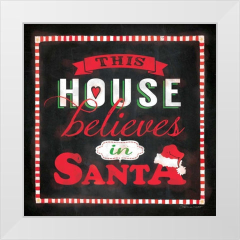 This House Chalk White Modern Wood Framed Art Print by Marrott, Stephanie