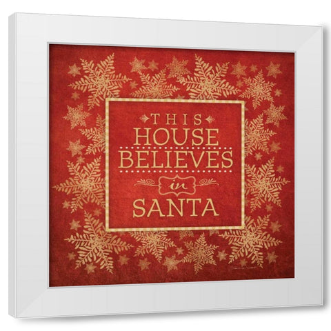This House White Modern Wood Framed Art Print by Marrott, Stephanie