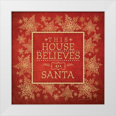 This House White Modern Wood Framed Art Print by Marrott, Stephanie