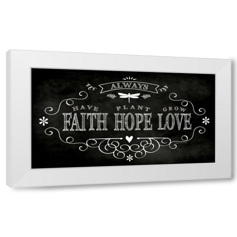 Hope B White Modern Wood Framed Art Print by Marrott, Stephanie