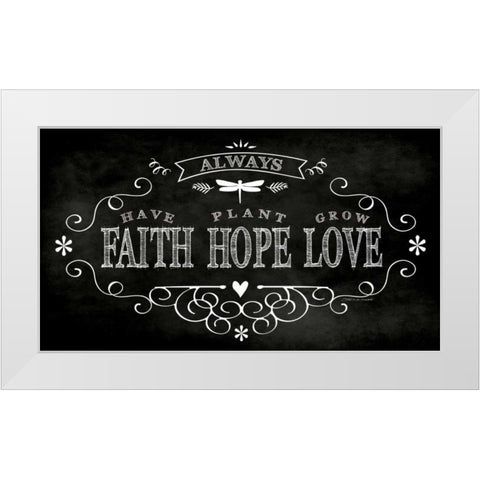 Hope B White Modern Wood Framed Art Print by Marrott, Stephanie
