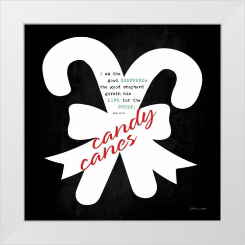 Humble White Modern Wood Framed Art Print by Marrott, Stephanie