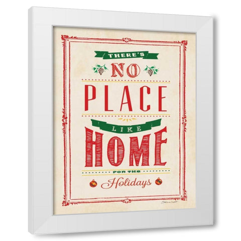 No Place - Chalk White Modern Wood Framed Art Print by Marrott, Stephanie